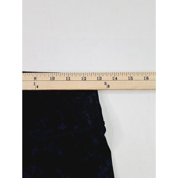 Lululemon Wunder Under Pant Roll Down Leggings Women's Size 6 Floral Sport Iris - Picture 6 of 7